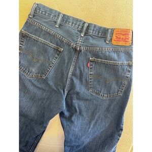 Levi's 550 Relaxed Fit Jeans Mens 38x30 Blue Excellent Tapered Leg Denim